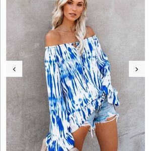 New!  Vici Tidal Wave Blouse